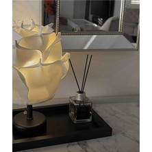 Özbience Siyah Dikdörtgen Ahşap Dekoratif Düzenleyici Tepsi 29X17 cm