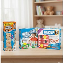 W-Design 3 Adet  Eğitici Öğretici Eğlenceli Kutulu Zeka Oyunları