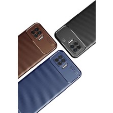 LTG Nova Newface A73 Kılıf Auto Focus Karbon Kapak - Siyah