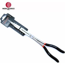 Worldforce World Force - Uzun Kargaburun Pense 13'' Mafsallı, Kavisli 45°