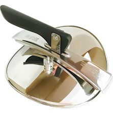 Russet Taç Uyumlu Düdüklü Tencere Kapağı Siyah, Üniversal Paslanmaz Çelik 20,5 cm