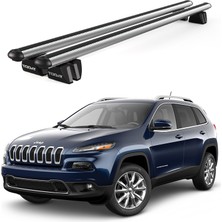 Today Auto Pençe Jeep Cherokee (2014-2023) Uyumlu Gri Ara Atkı 109CM Port Bagaj Tavan Barı