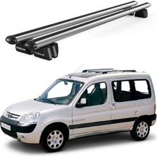 Today Auto Pençe Peugeot Partner (1996-2002) Uyumlu Gri Ara Atkı 109CM Port Bagaj Tavan Barı