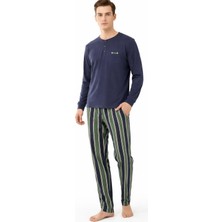 Erkek Pijama Takımı Çizgili