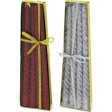 Esranın Dünyası 4pcs Yaldız Şamdan Mum Simli 24CM (4887) RSGO34-ESRDNS