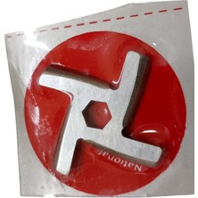 Russet Tefal ADR901, Moulinex Et Kıyma Makinesi Bıçağı, Kesici Yedek Parça Bıçak, 5 Numara 46 mm (Altı Köşe Göbekli)