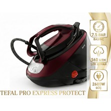 Tefal Pro Express Protect 140 gr Sürekli ve 560 gr Şok Buharlı 2600 Watt Buhar Kazanlı Ütü