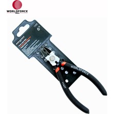 Worldforce World Force - 6'' 160 mm Kuyumcu Yankeski Pense S2 Çelik Altın ve Gümüş Sıfır Keski