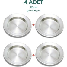 Özbience Alüminyum Künefe Kadayıf Tepsisi Tabağı 4’lü Set 12-18 cm