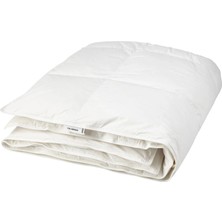 IKEA Fjällbräcka Tek Kişilik Yorgan , Beyaz, Ekstra Sıcak Tutar, 150X200 Cm, Kuş Tüyü