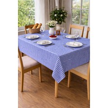Zeyno Home Tekstil Pötikareli Masa Örtüsü  %100 Pamuk, Dertsiz, Çok Amaçlı Kullanım - 170CMX170CM