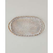 Özbience Şık ve Doğal Doris Dekoratif Tepsi 40,8X4,3X23,3 cm