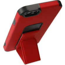 LTG Nova Newface Iphone 6 Kılıf Mega Standlı Silikon - Kırmızı