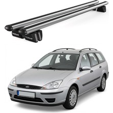 Today Auto Pençe Ford Focus Sw (1999-2005) Uyumlu Gri Ara Atkı 109CM Port Bagaj Tavan Barı
