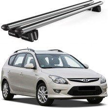 Today Auto Pençe Hyundai I30 Sw (2007-2012) Uyumlu Gri Ara Atkı 109CM Port Bagaj Tavan Barı