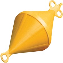 Lalizas Mooring Buoy Bi-Conical, Plastic, Ext.Ø280mm, Orange
