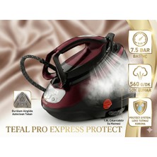 Tefal GV9230 Pro Express Protect 140 gr Sürekli ve 560 gr Şok Buharlı 2600 Watt Buhar Kazanlı Ütü