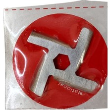 Russet Moulinex Tefal Kıyma Makinesi Bıçak - ADR901/SS-989843/MS-652841 Masterchef Gourmet/hvxx Bıçağı No:5 (Göbek: Altı Köşe)