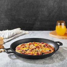 Russet Granit Döküm Tava 36 cm (Bazlama Gözleme Kavurma Tavası)