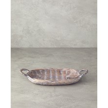 Özbience Şık ve Modern Dekoratif Polyresin Tepsi, Evinizin Güzelliğine Zarif Dokunuş