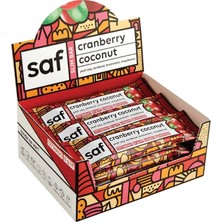 Saf Cranberry Coconut Slim Bar 40 gr - 12 Adet - Dezenfektan Hediyeli (%72 Alkol)
