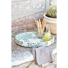 Özbience Şık ve Zarif Dekoratif Tepsi 40X27X5 Cm, Ev Dekorasyonuna Şıklık Katıyor