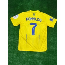 Cristiano Ronaldo Al Nassr Iç Saha Sarı Renk Forma