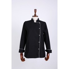 Acar İş Tex Kadın Siyah Chef Aşçı Ceket