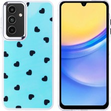 Ceponya Galaxy A15 Kılıf Airbag Desenli Tasarım Eye-Catching Pattern Lüx Kapak