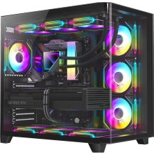 Dragos Ocean Curved Pro V2 Argb Fanlı Siyah 750 W E-Atx Oyuncu Kasası