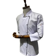 Acar İş Tex Kadın Beyaz Şef Aşçı Ceket