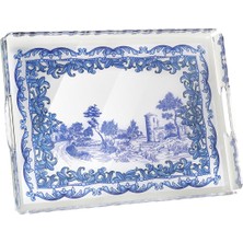 Özbience Şık ve Modern 40X30 cm Pleksi Tepsi, Ev Dekorunu Tamamlar