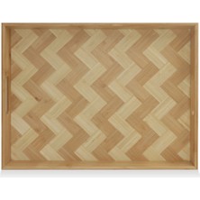 Özbience Şık Wicker Tepsi 40X30 Cm, Doğal ve Dayanıklı Tasarım