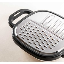 Tantitoni Kapaklı Düz Paslanmaz Çelik Hazneli Rende