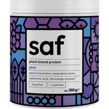 Saf Glow Mix Ahududu Protein Tozu 360 gr - Dezenfektan Hediyeli (%72 Alkol)