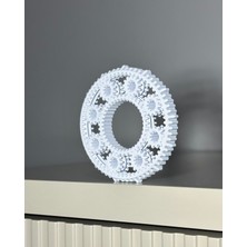 Pluto 3D Dişli Tasarımlı Stres Çarkı - Beyaz