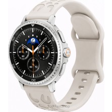 MMP Shop Samsung Galaxy Watch 8 40MM / 44MM / 46MM Classic Uyumlu Leopar Desenli Soft Silikon Kordon