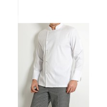 Acar İş Tex Erkek Beyaz Şef Aşçı Ceket