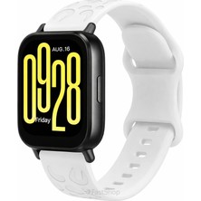 MMP Shop Xiaomi Redmi Watch 5 Active / Lite Uyumlu Leopar Desenli Soft Silikon Kordon