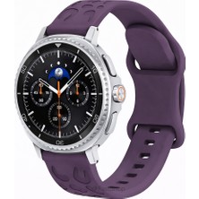 MMP Shop Samsung Galaxy Watch 8 40MM / 44MM / 46MM Classic Uyumlu Leopar Desenli Soft Silikon Kordon