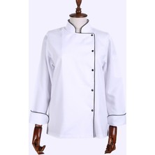 Acar İş Tex Kadın Beyaz Şef Aşçı Ceket