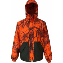 Tough Challenger Outdoor Turuncu - Haki Desenli Avcı Montu · Tudor · 100% Su Geçirmez · Nefes Alır · Yumuşak Sessiz Kumaş - 212 001