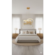 Işıltı Avize Çift Yollu Ledli Sarkıt Avize