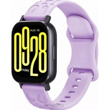 MMP Shop Xiaomi Redmi Watch 5 Active / Lite Uyumlu Leopar Desenli Soft Silikon Kordon