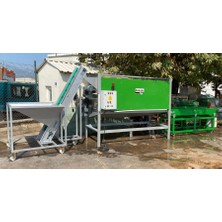 Kadıoğlu Magnum 3 - 3 Metre Çift Tamburlu Fırçalı Yatay Ceviz Soyma Makinesi