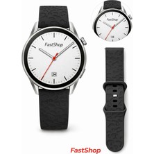 MMP Shop Huawei Watch Gt3 / Gt4 / Gt5 / Gt6 / Gt6 Pro 46MM Uyumlu Leopar Desenli Soft Silikon Kordon