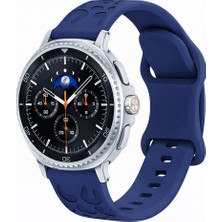 MMP Shop Samsung Galaxy Watch 8 40MM / 44MM / 46MM Classic Uyumlu Leopar Desenli Soft Silikon Kordon