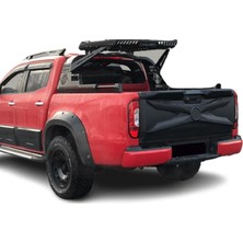 Aftermarket Mercedes X-Class 2017+ Bagaj Kapak Koruma Kaplaması Mat Siyah Abs