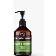 Beautecoeur Şampuan Tuz Paraben ve Sülfat İçermeyen 500 ml Vegan Formül Tüm Saçlar İçin