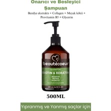 Beautecoeur Şampuan Tuz Paraben ve Sülfat İçermeyen 500 ml Vegan Formül Tüm Saçlar İçin